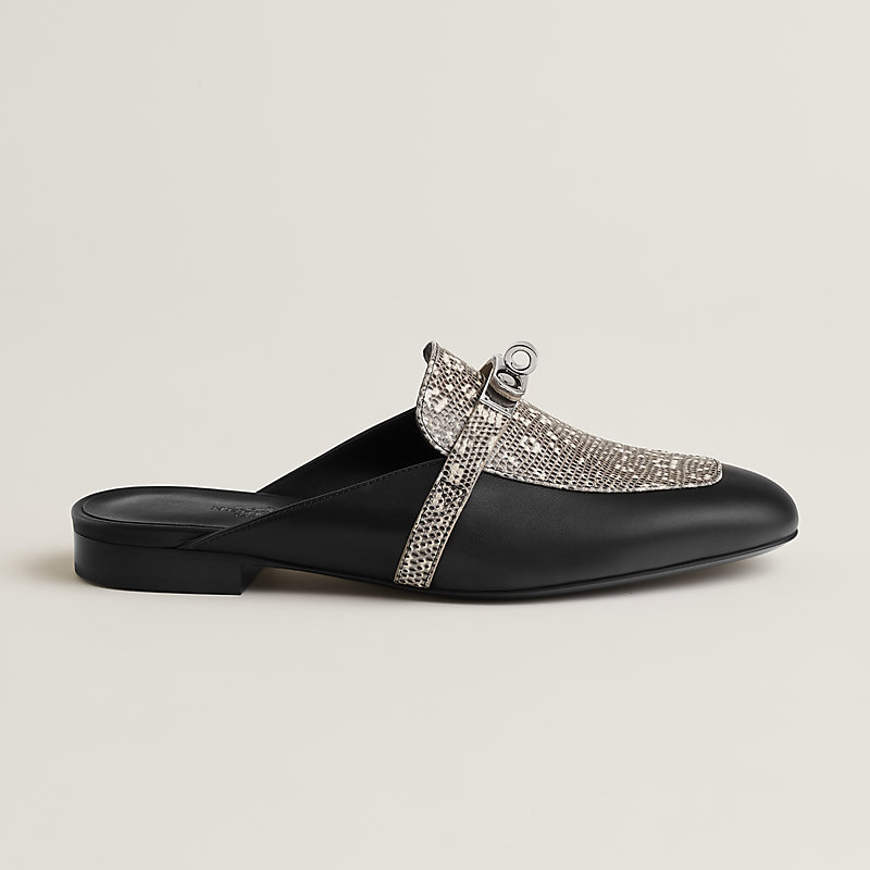 Oz mule - Black | Hermès Finland